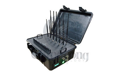 2G/3G/4G LOJACK GPS 와이파이를 위한 소형 여행 가방 고성능 신호 방해기 12 밴드